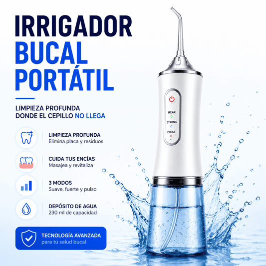 🦷 Limpieza profunda en segundos, con el Irrigador Bucal