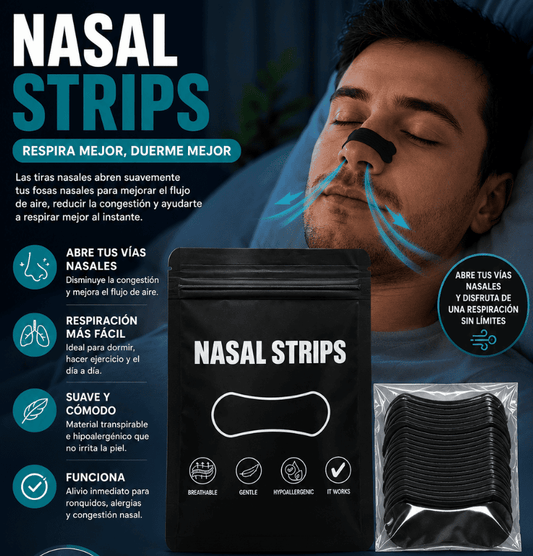Tiras Nasales– Respira Mejor, Duerme Mejor